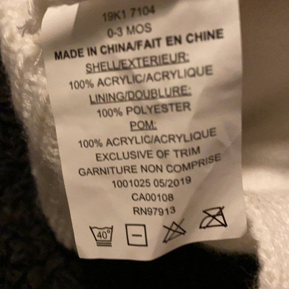 Aardvark baby hat 0-3 Mts - Picture 5 of 5